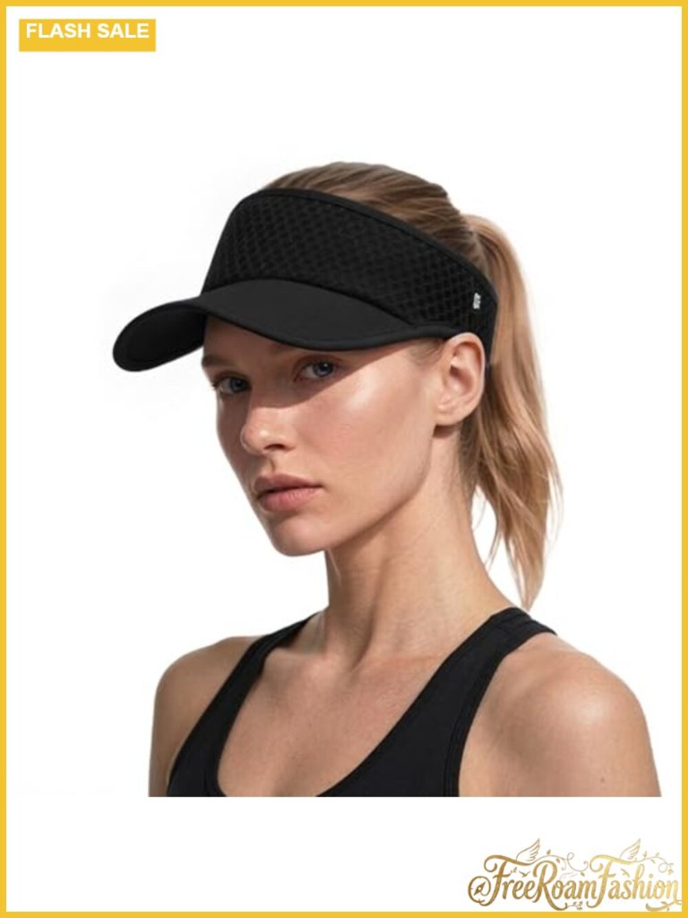 Breathable Mesh Sun Visor Lightweight Sport Hat Adjustable